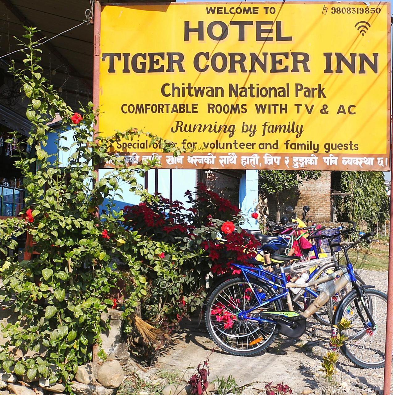 Tiger Corner Inn Homestay Sauraha Exterior photo